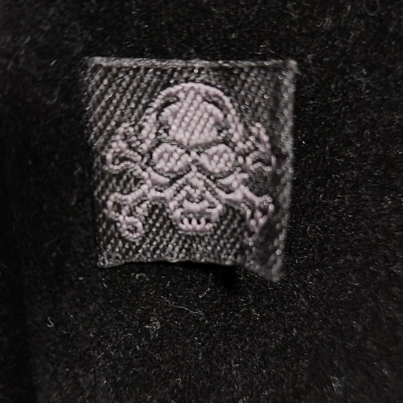 Tripp NYC black Velvet and Lace Corseted Top, Size L Vintage with tag - Picture 5 of 9